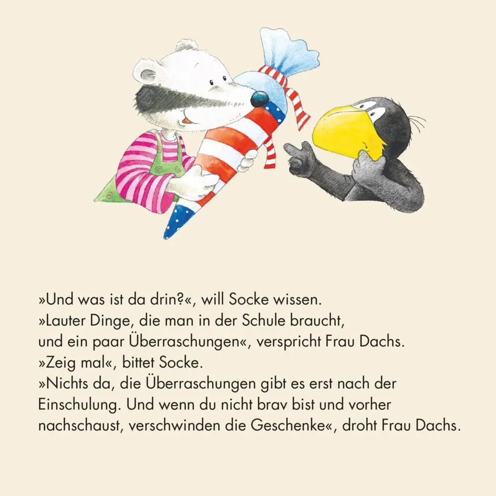 Bild: 9783551034182 | Maxi Pixi 497: Der kleine Rabe Socke kommt bald in die Schule! | Moost