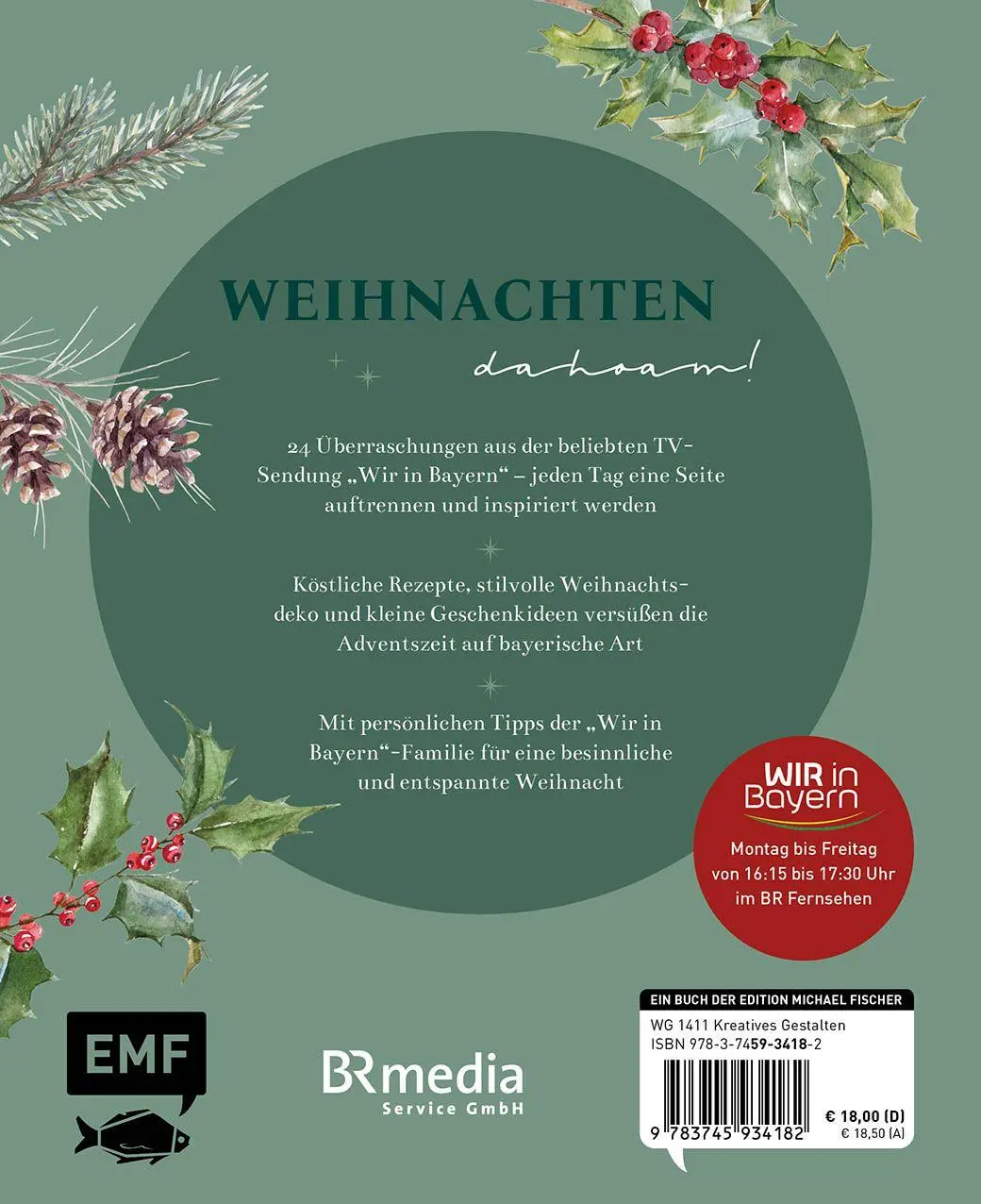 Rückseite: 9783745934182 | Wir in Bayern - Adventskalender Stade Zeit | Buch | 112 S. | Deutsch