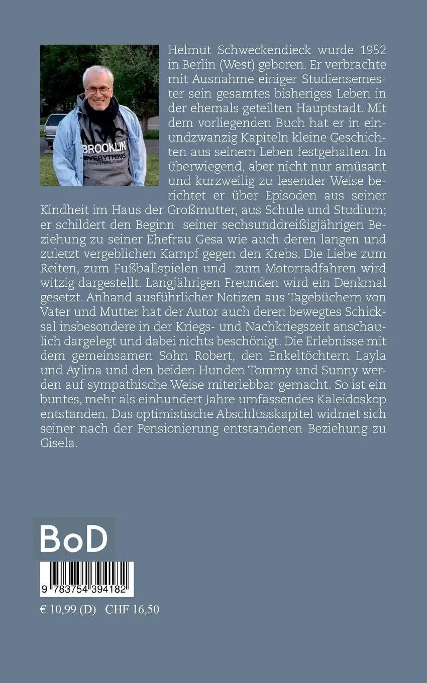 Rückseite: 9783754394182 | Gute Antwort, Tasse Kaffee hinterher | Helmut Schweckendieck | Buch