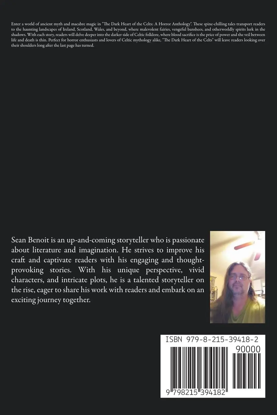 Rückseite: 9798215394182 | The Dark Heart of the Celts | A Horror Anthology | Sean Benoit | Buch