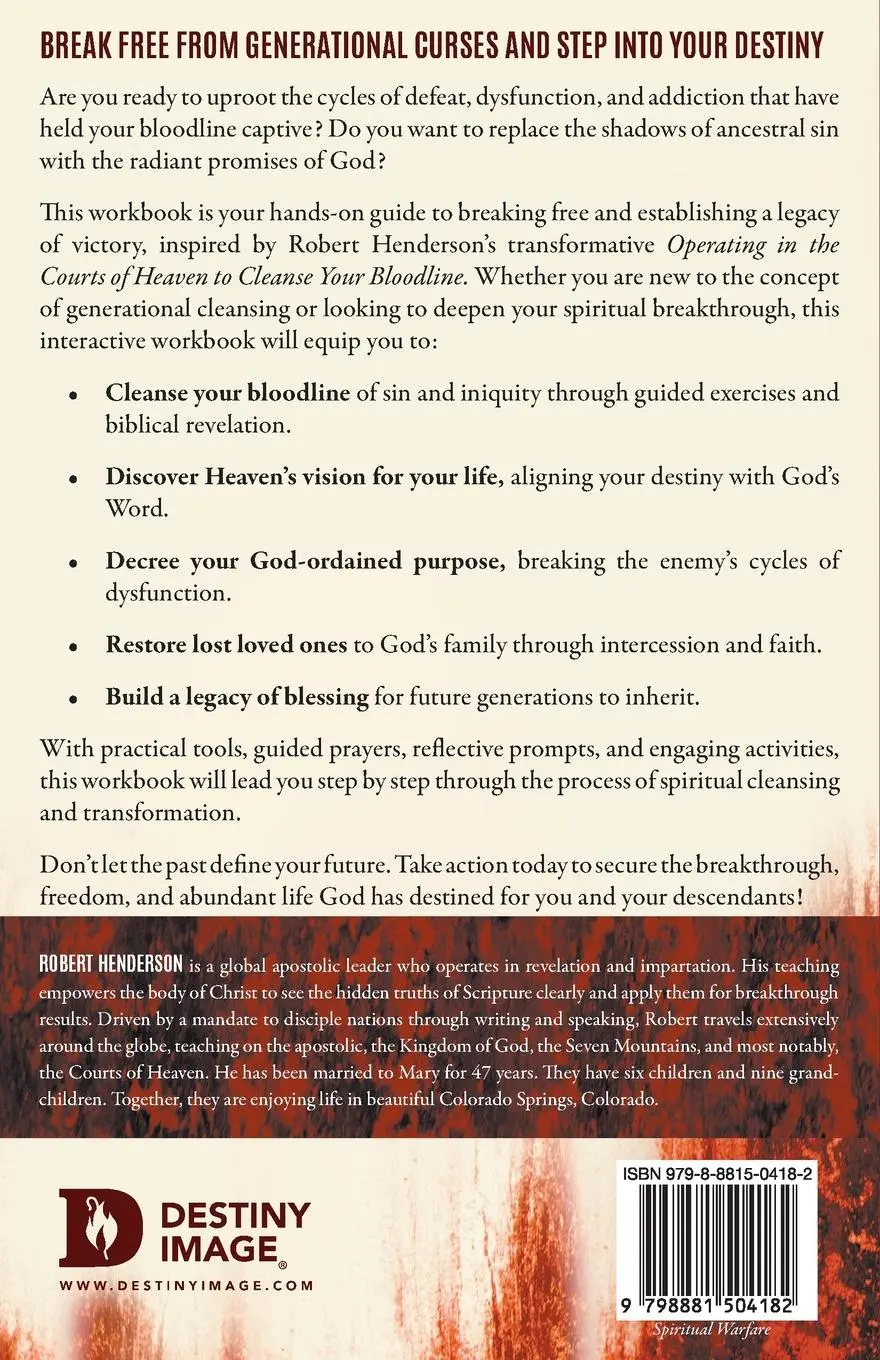 Rückseite: 9798881504182 | The Official Workbook for Operating in the Courts of Heaven to...