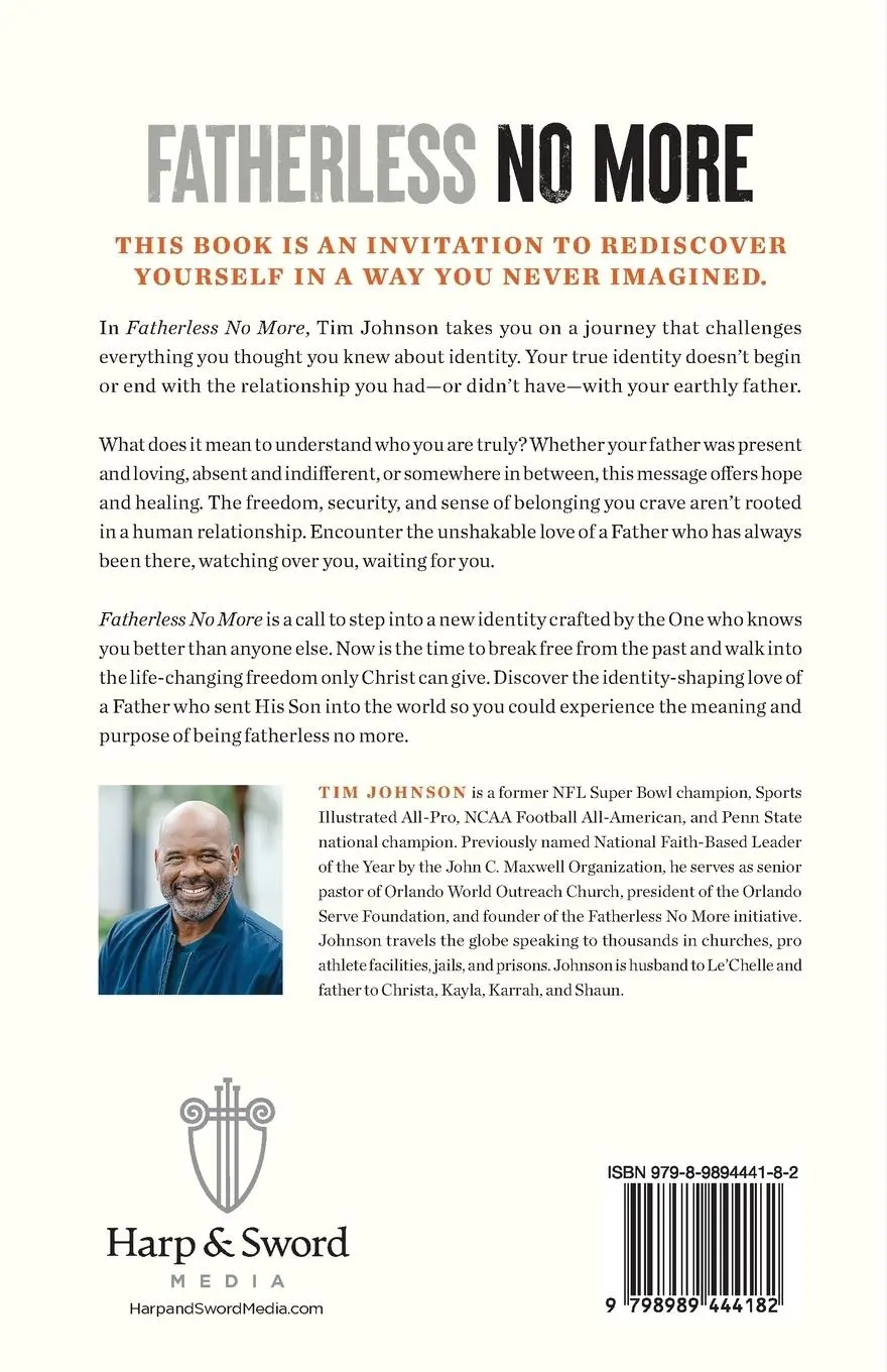 Rückseite: 9798989444182 | Fatherless No More | Tim Johnson | Taschenbuch | Englisch | 2024