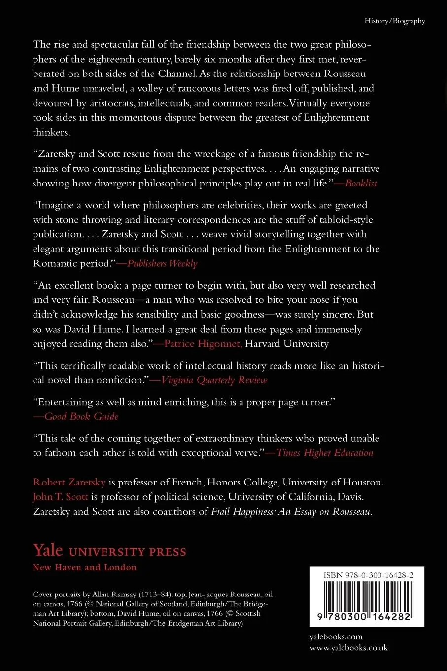 Rückseite: 9780300164282 | The Philosophers' Quarrel | John T. Scott (u. a.) | Taschenbuch | 2010