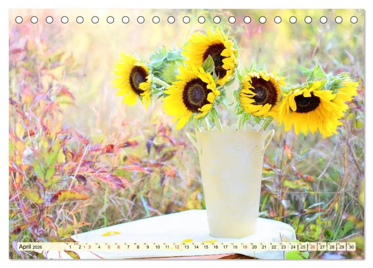 Bild: 9783457764282 | Sonnenblumen. Das Strahlen des Sommers (Tischkalender 2026 DIN A5...