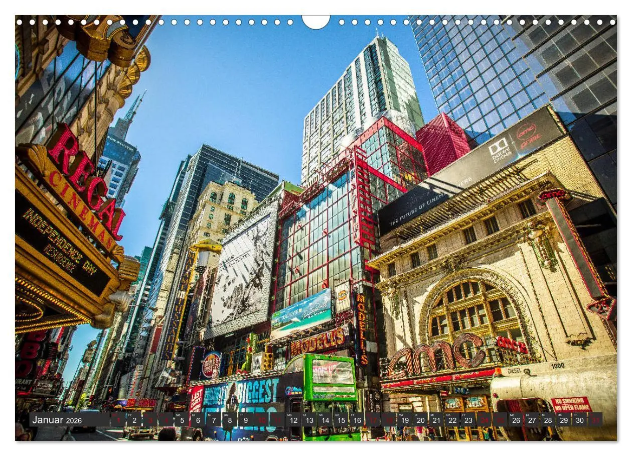 Bild: 9783457904282 | Stadtansichten New York (Wandkalender 2026 DIN A3 quer), CALVENDO...
