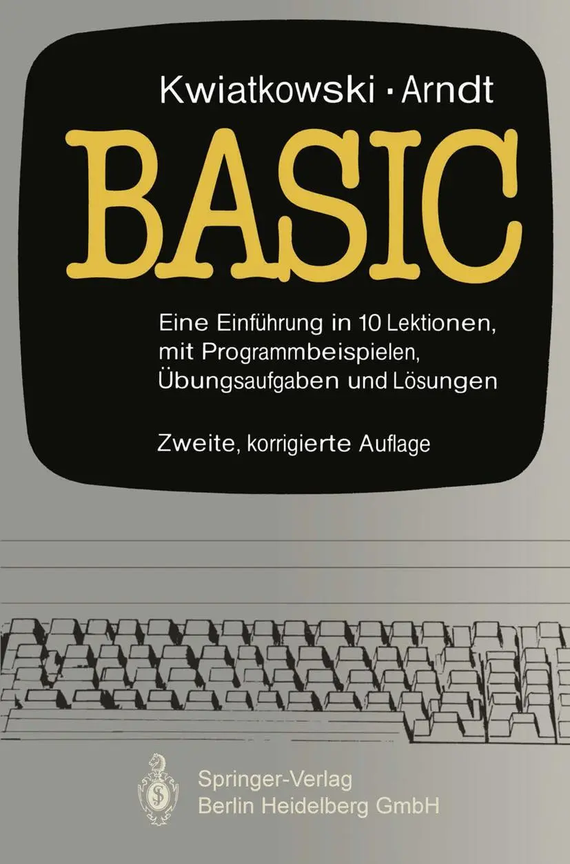Cover: 9783540134282 | Basic | B. Arndt (u. a.) | Taschenbuch | xi | Deutsch | 1984