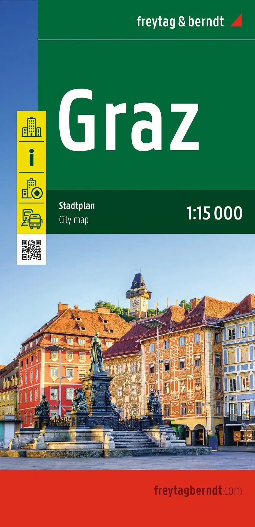 Cover: 9783707924282 | Graz, Stadtplan 1:15.000, freytag &amp; berndt | Freytag &amp; Berndt | 2026