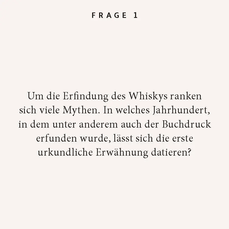 Bild: 9783899784282 | Whisky-Quiz | Christian Lentz (u. a.) | Taschenbuch | Quiz im Quadrat