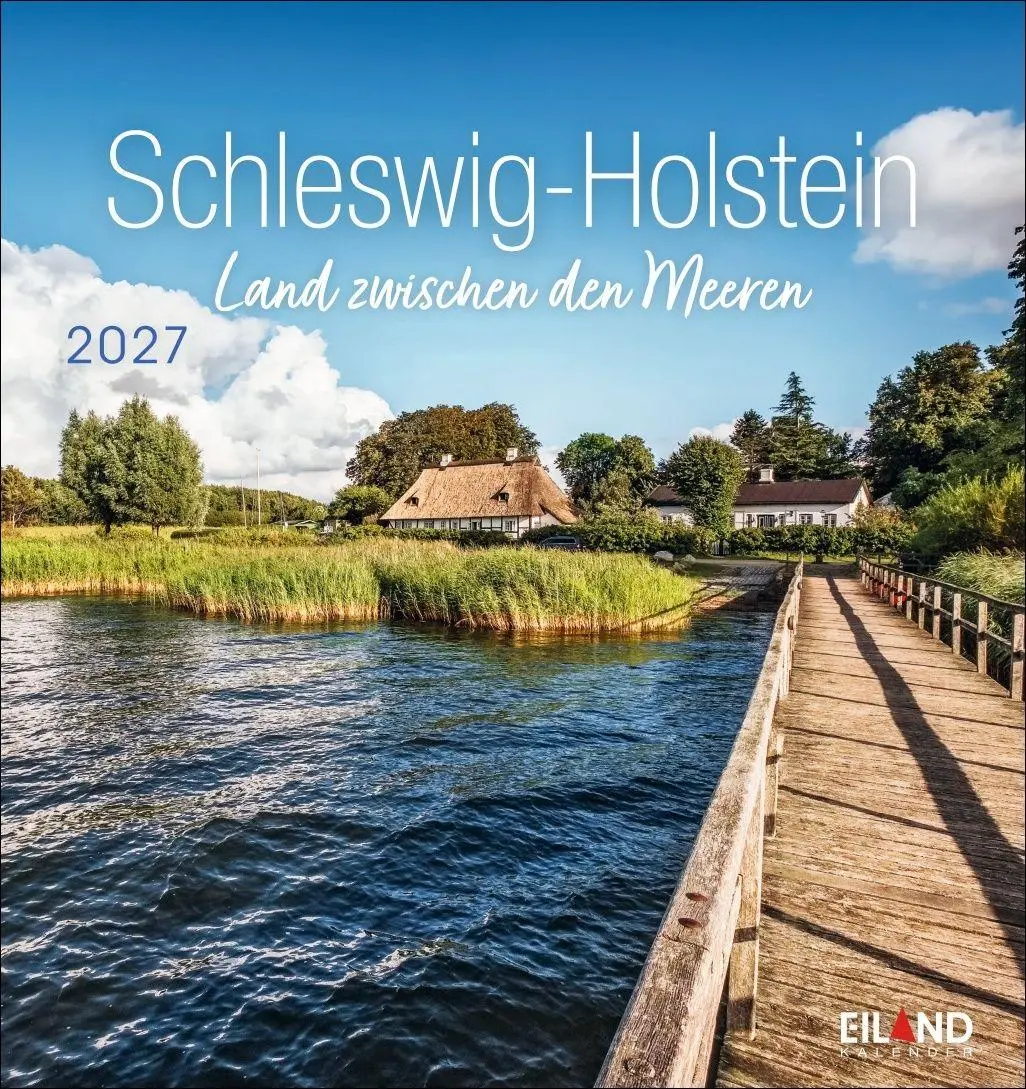 Cover: 9783964024282 | Schleswig-Holstein Postkartenkalender 2027 - Land zwischen den Meeren