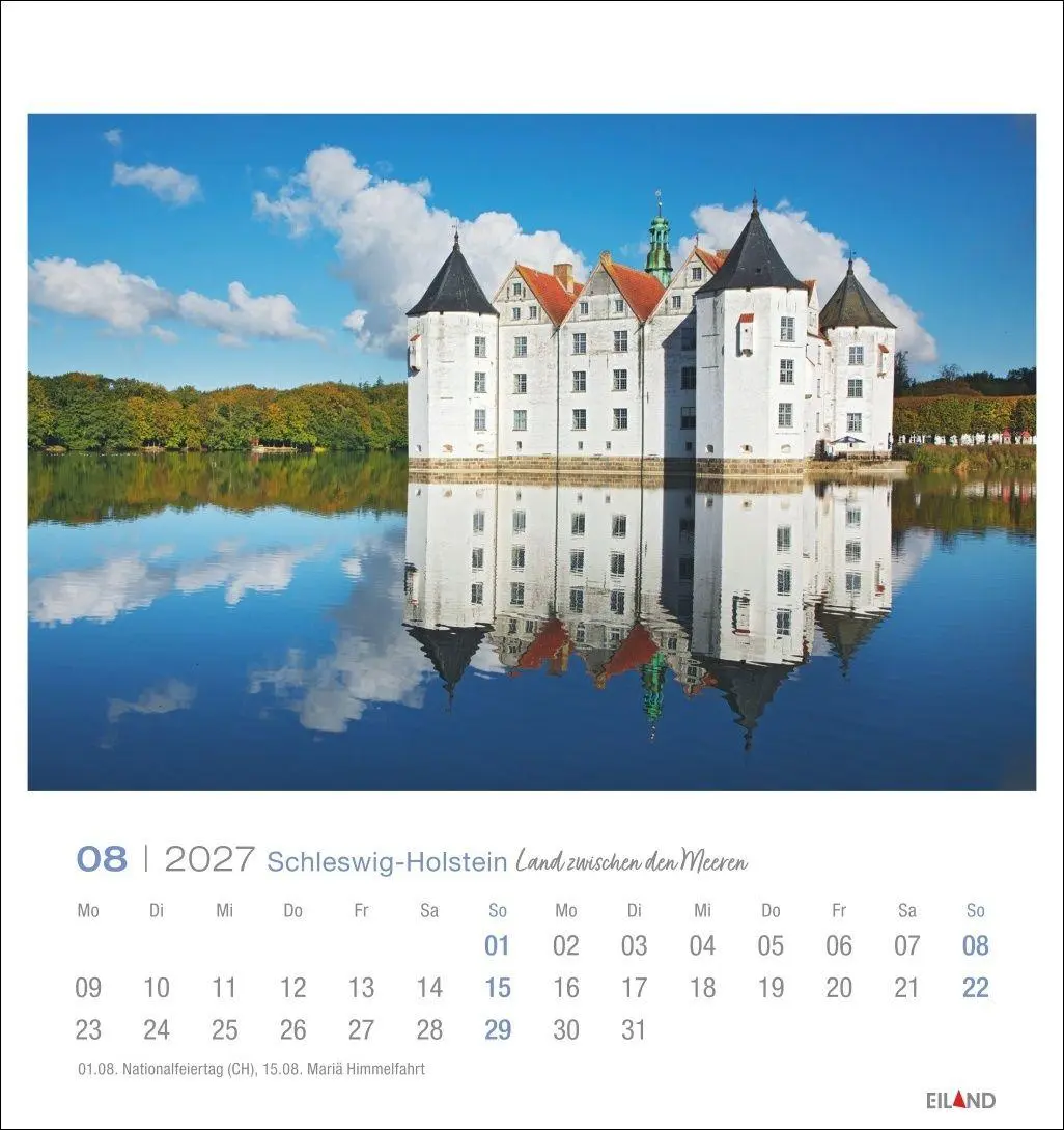 Bild: 9783964024282 | Schleswig-Holstein Postkartenkalender 2027 - Land zwischen den Meeren