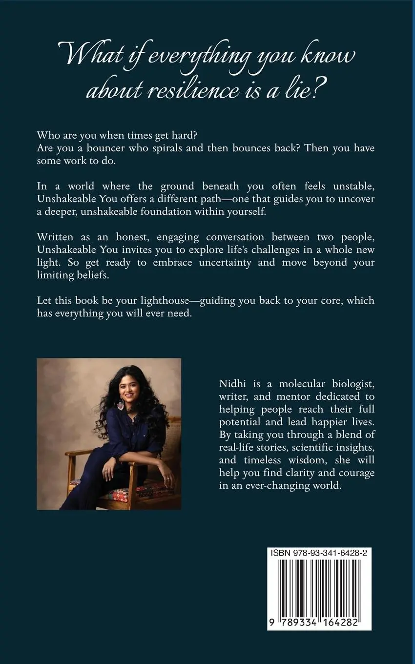 Rückseite: 9789334164282 | Unshakeable You | Nidhi Kona | Taschenbuch | Englisch | 2024