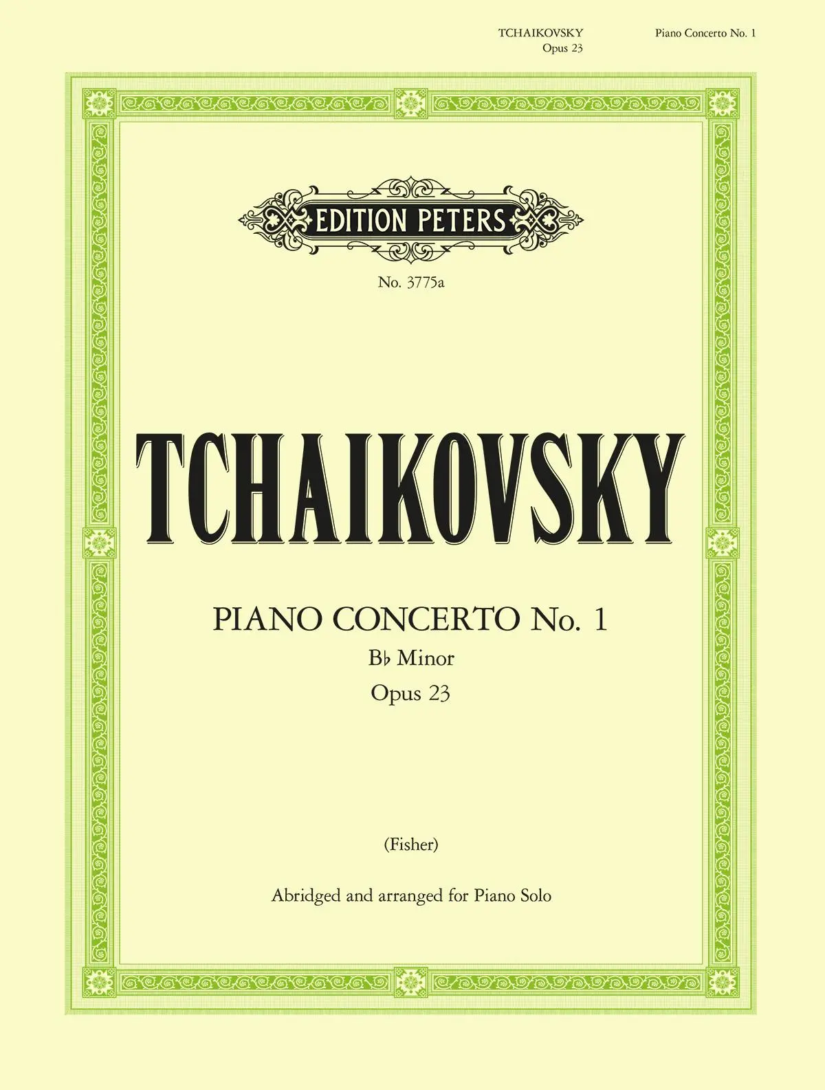Cover: 9790577084282 | Concerto No. 1 in B flat minor Op.23 | Noel Fisher | Broschüre | 12 S.