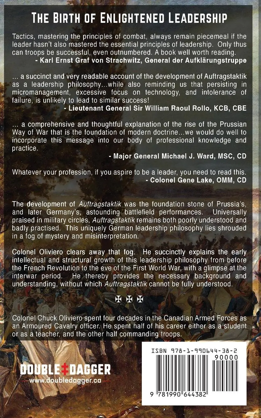 Rückseite: 9781990644382 | Auftragstaktik | The Birth of Enlightened Leadership | Oliviero | Buch