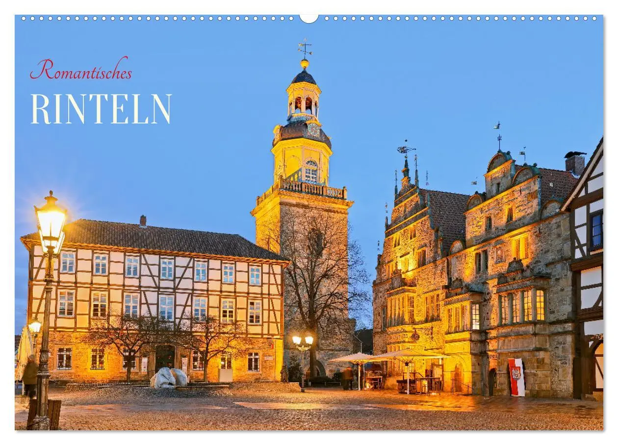 Cover: 9783457444382 | Romantisches RINTELN (Wandkalender 2026 DIN A2 quer), CALVENDO...