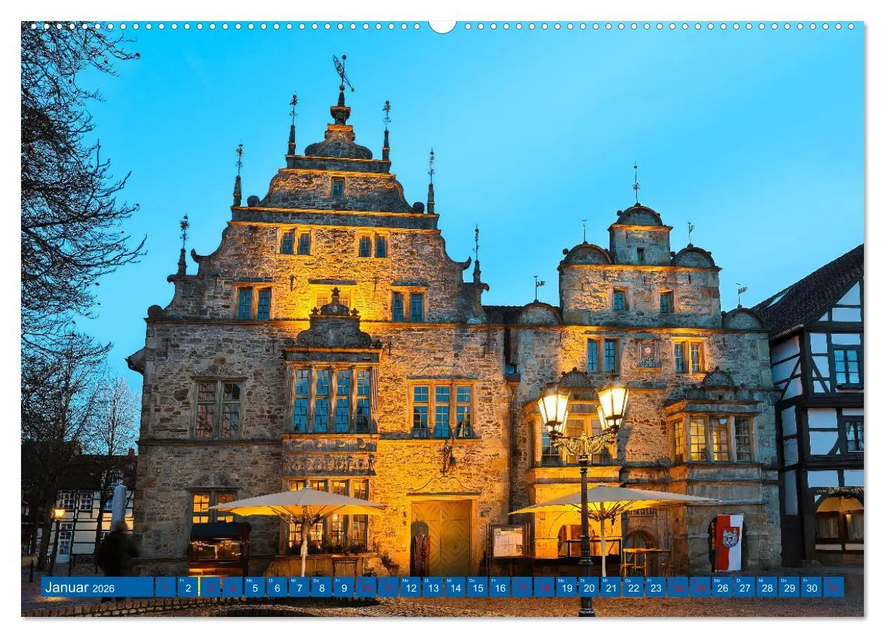 Bild: 9783457444382 | Romantisches RINTELN (Wandkalender 2026 DIN A2 quer), CALVENDO...