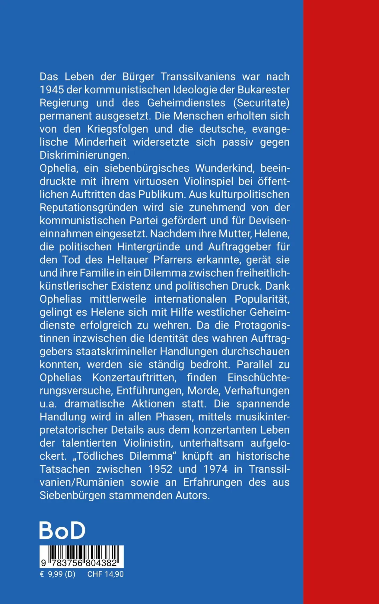 Rückseite: 9783756804382 | Tödliches Dilemma | Richard Witsch | Taschenbuch | 228 S. | Deutsch