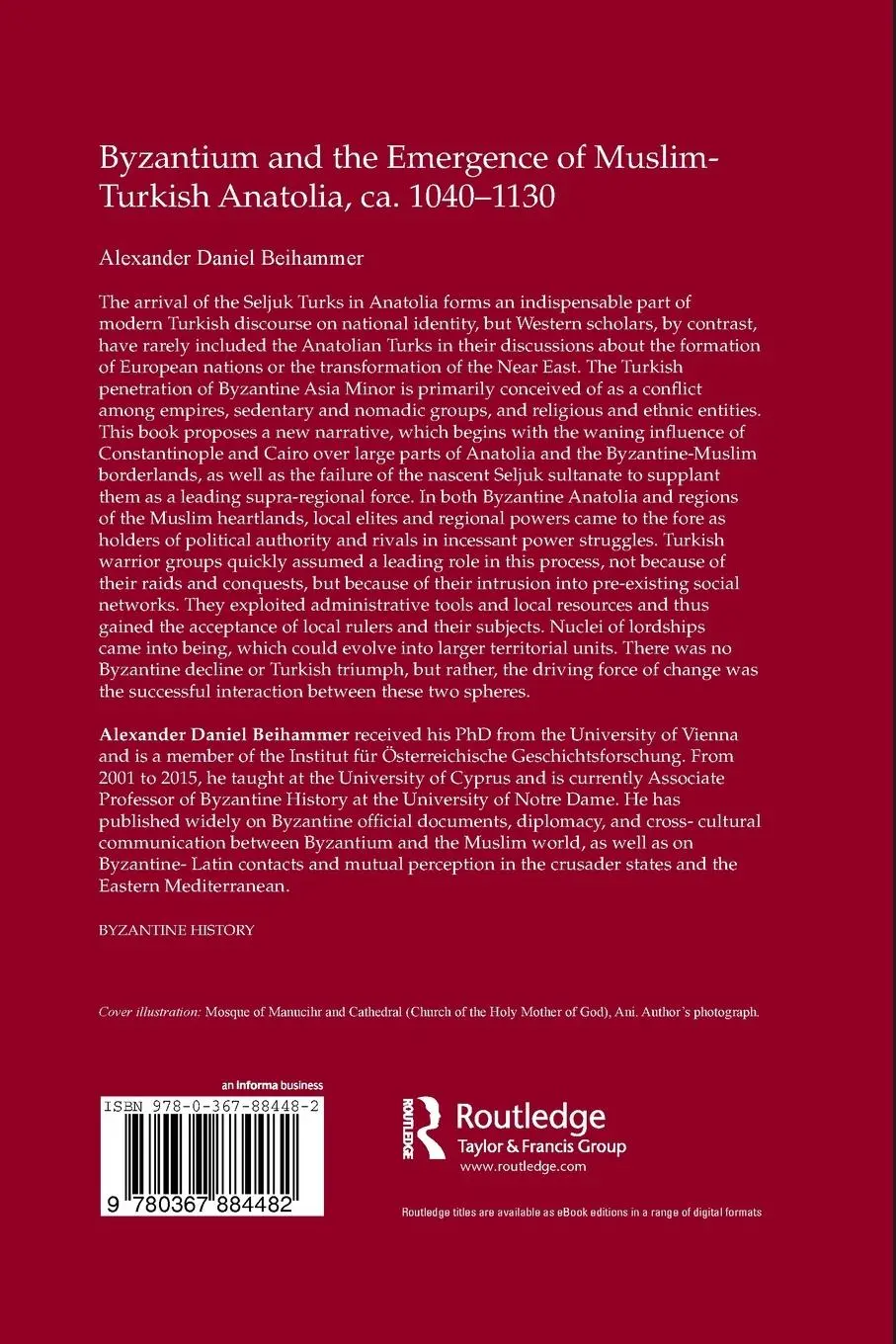 Rückseite: 9780367884482 | Byzantium and the Emergence of Muslim-Turkish Anatolia, ca. 1040-1130