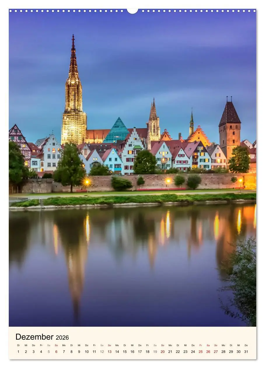 Bild: 9783516384482 | ULM Sehenswerte Orte (Wandkalender 2026 DIN A2 hoch), CALVENDO...