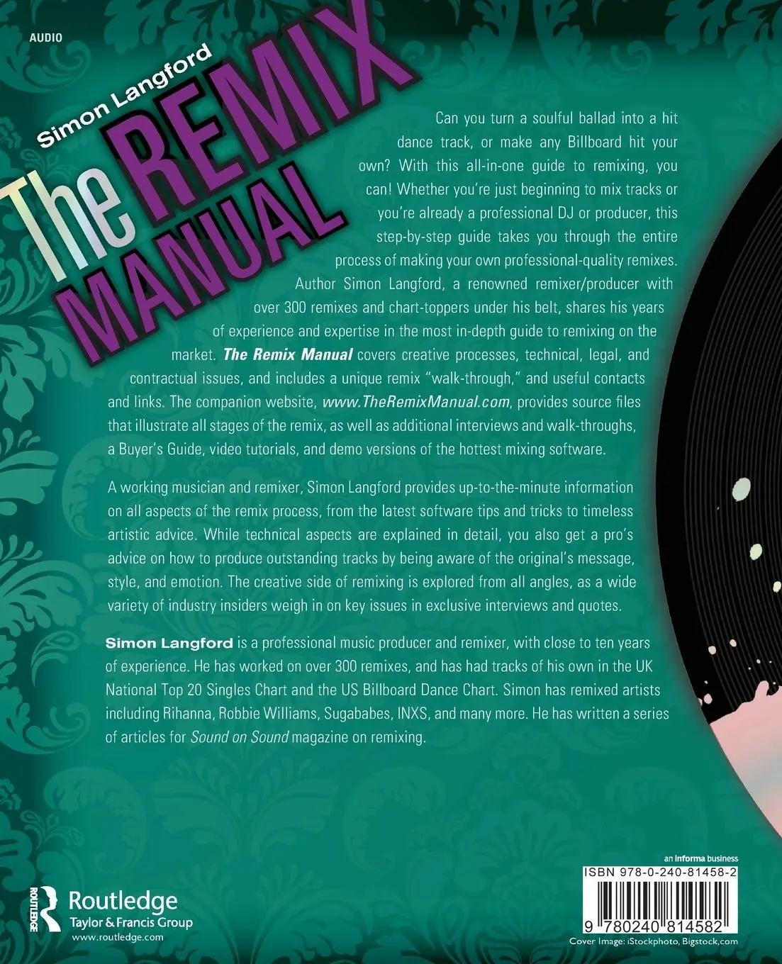 Rückseite: 9780240814582 | The Remix Manual | Simon Langford | Taschenbuch | Englisch | 2011