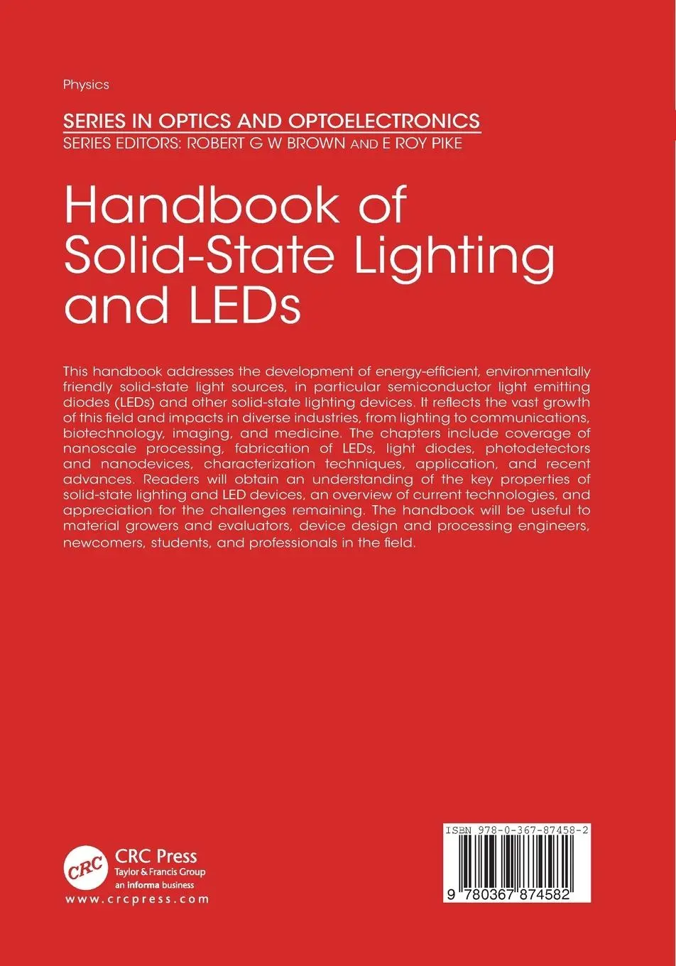 Rückseite: 9780367874582 | Handbook of Solid-State Lighting and LEDs | Zhe Chuan Feng | Buch