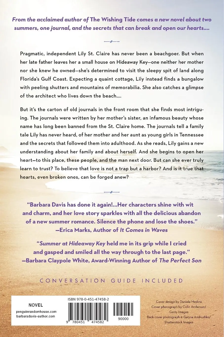 Rückseite: 9780451474582 | Summer at Hideaway Key | Barbara Davis | Taschenbuch | Englisch | 2015