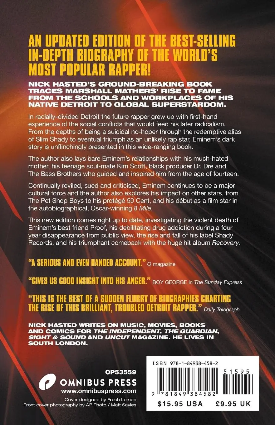 Rückseite: 9781849384582 | Dark Story of Eminem (Updated Edition) | Nick Hasted | Taschenbuch