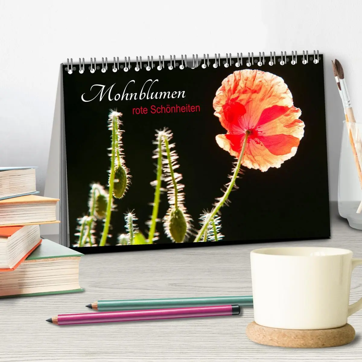Bild: 9783457974582 | Mohnblumen - rote Schönheiten (Tischkalender 2026 DIN A5 quer),...