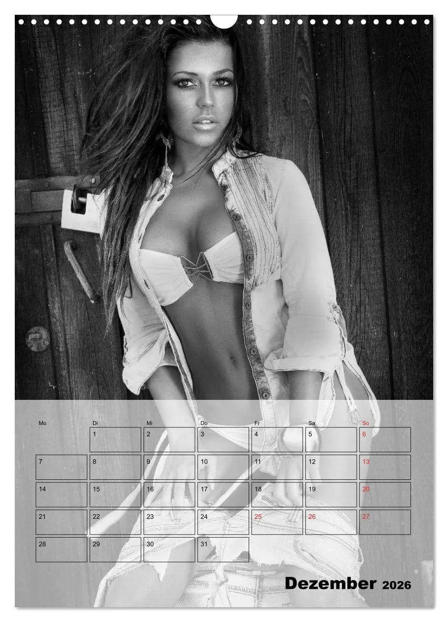 Bild: 9783516444582 | Knisternde Erotik in schwarz-weiß (Wandkalender 2026 DIN A3 hoch),...