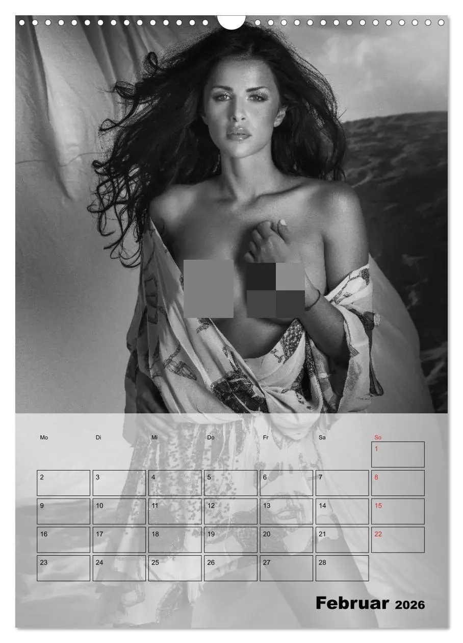 Bild: 9783516444582 | Knisternde Erotik in schwarz-weiß (Wandkalender 2026 DIN A3 hoch),...