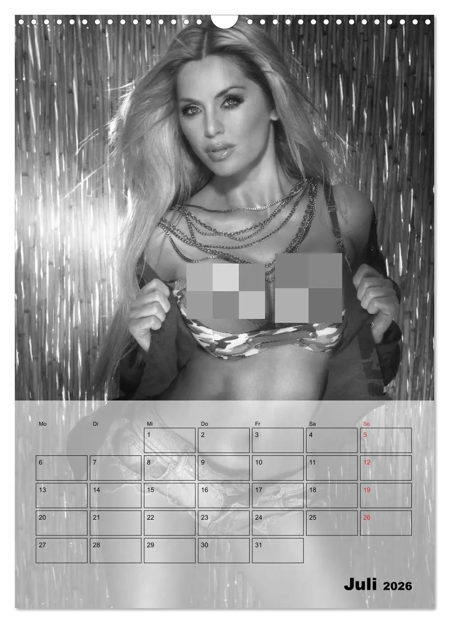 Bild: 9783516444582 | Knisternde Erotik in schwarz-weiß (Wandkalender 2026 DIN A3 hoch),...