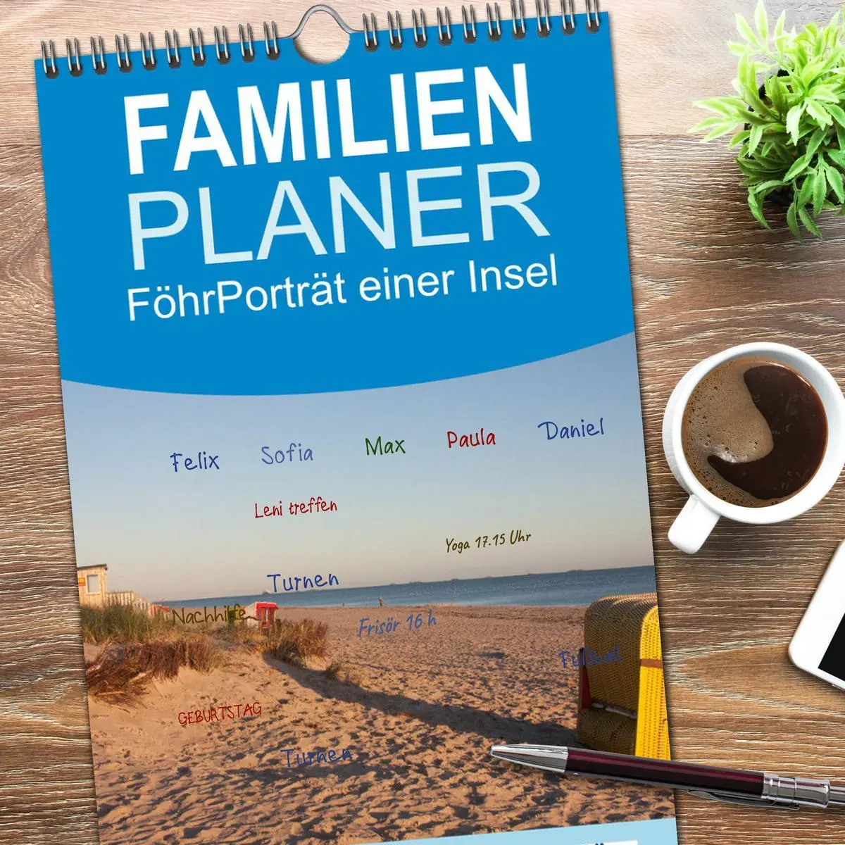 Bild: 9783516514582 | Familienplaner 2026 - Föhr 2026. Porträt einer Insel mit 5 Spalten...