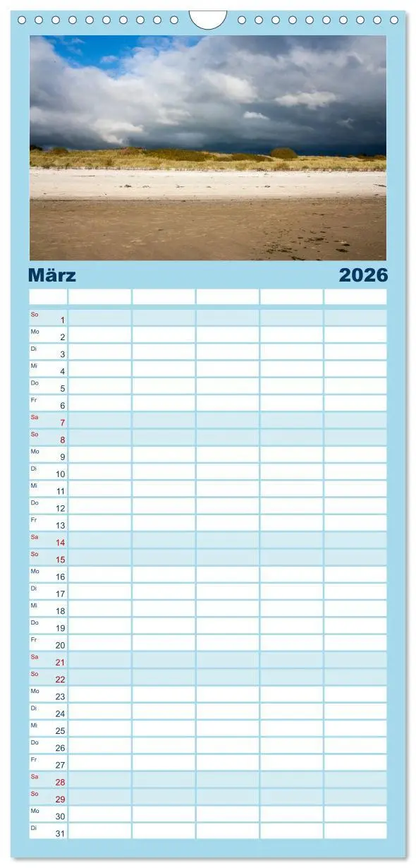 Bild: 9783516514582 | Familienplaner 2026 - Föhr 2026. Porträt einer Insel mit 5 Spalten...