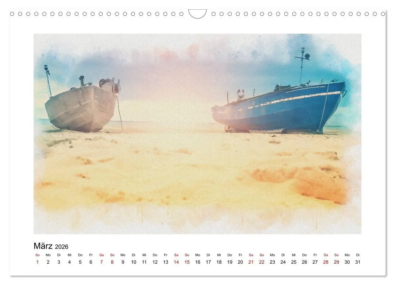 Bild: 9783516684582 | Ostsee Aquarelle (Wandkalender 2026 DIN A3 quer), CALVENDO...