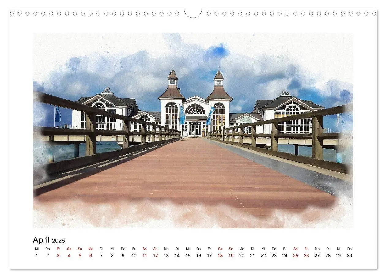 Bild: 9783516684582 | Ostsee Aquarelle (Wandkalender 2026 DIN A3 quer), CALVENDO...