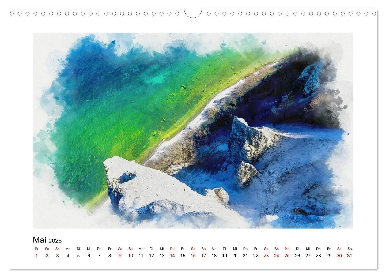 Bild: 9783516684582 | Ostsee Aquarelle (Wandkalender 2026 DIN A3 quer), CALVENDO...
