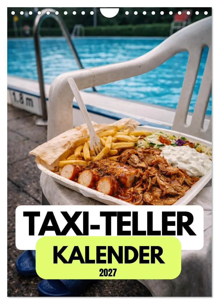 Cover: 9783516754582 | Taxi-Teller-Kalender (Wandkalender 2027 DIN A4 hoch), CALVENDO...