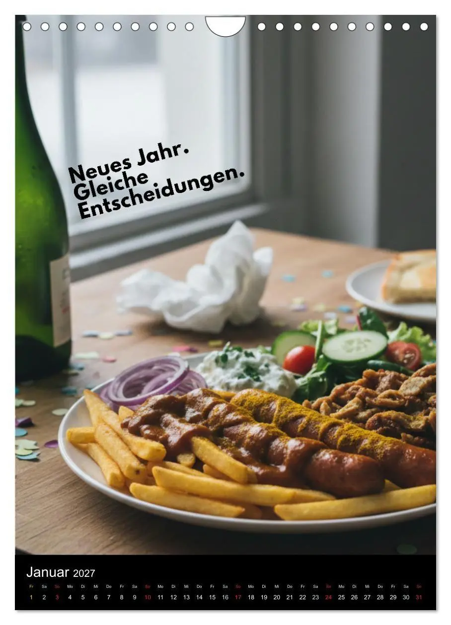 Bild: 9783516754582 | Taxi-Teller-Kalender (Wandkalender 2027 DIN A4 hoch), CALVENDO...