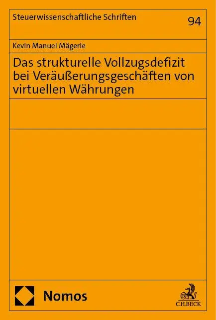 Cover: 9783756024582 | Das strukturelle Vollzugsdefizit bei Veräußerungsgeschäften von...