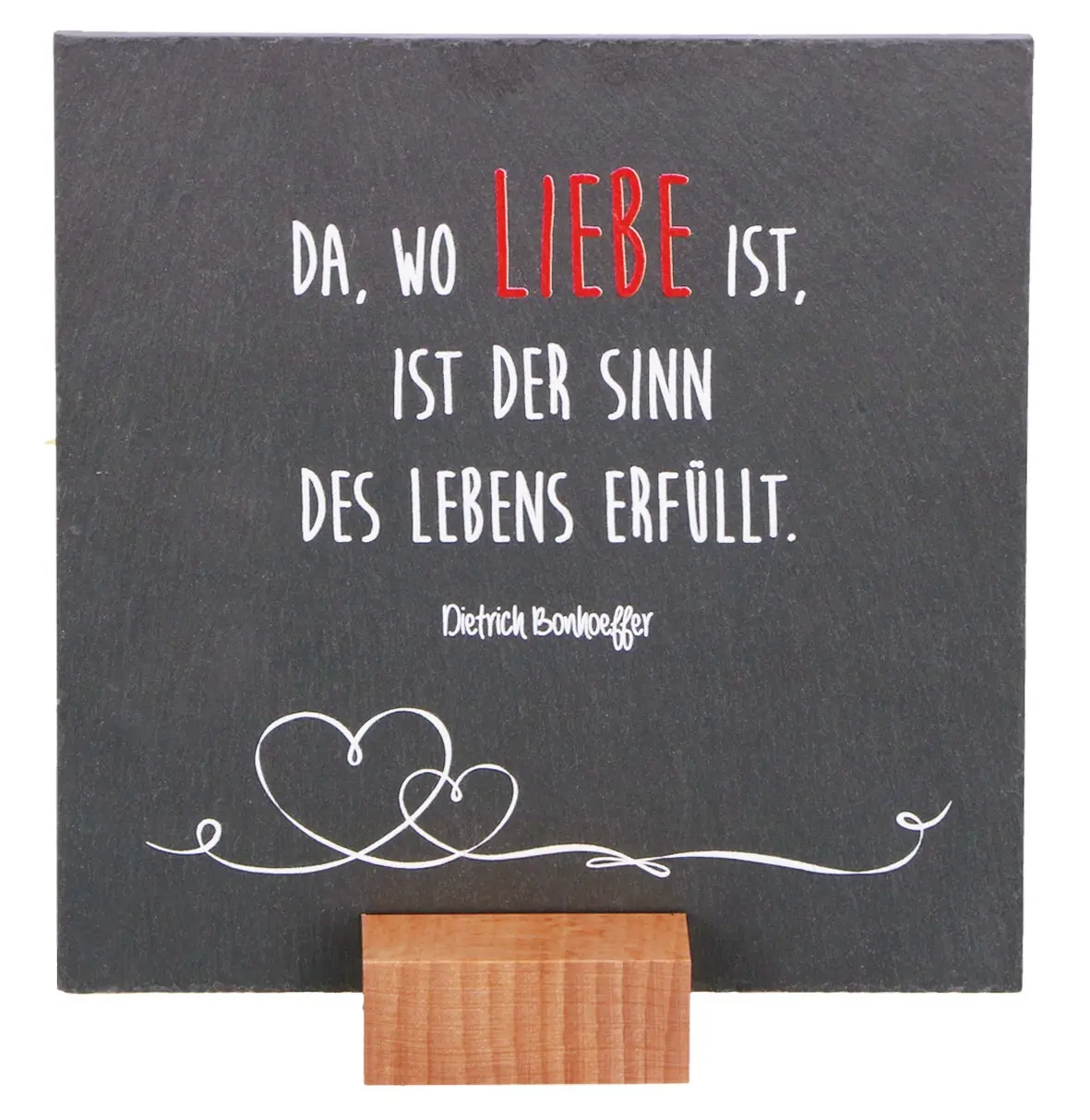 Cover: 4036526734682 | Schiefertafel 'Da, wo Liebe ist' | farbig bedruckt | Deutsch | 2019