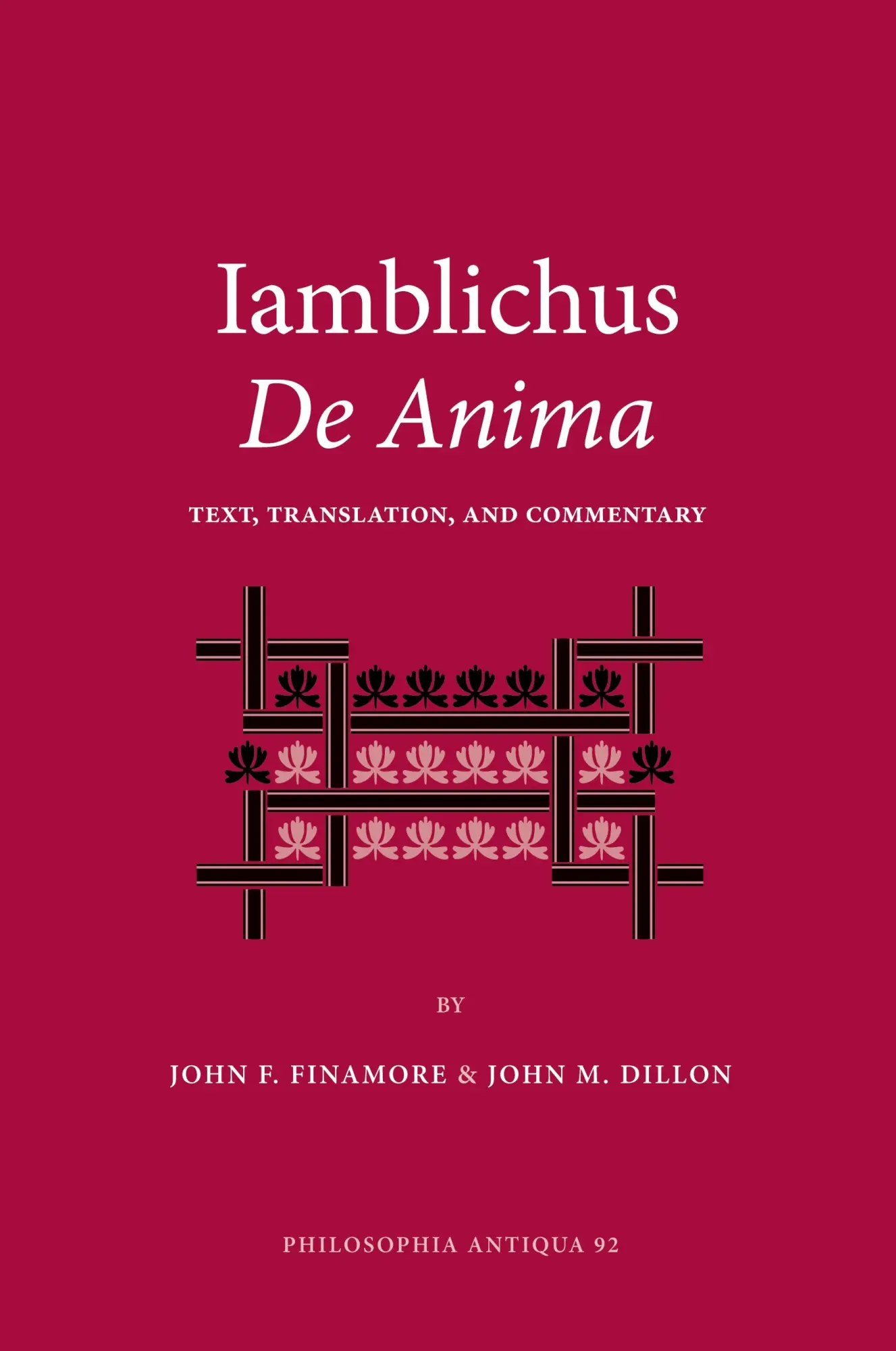 Cover: 9781589834682 | Iamblichus de Anima | Text, Translation, and Commentary | Iamblichus