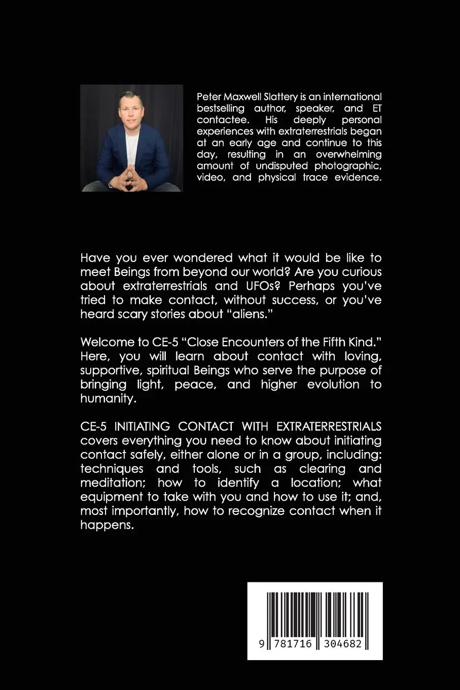 Rückseite: 9781716304682 | CE-5 | Initiating Contact with Extraterrestrials | Peter Slattery