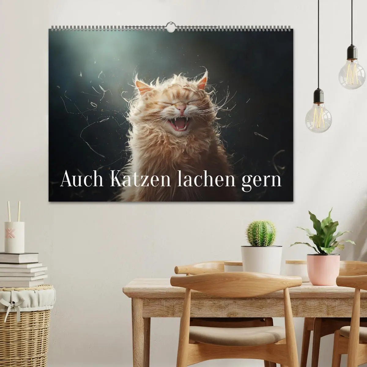 Bild: 9783457344682 | Auch Katzen lachen gern (Wandkalender 2026 DIN A2 quer), CALVENDO...