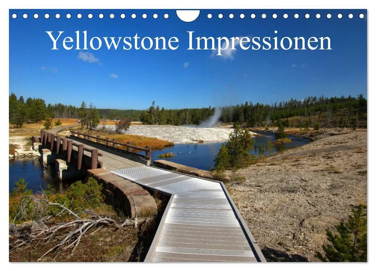 Cover: 9783457964682 | Yellowstone Impressionen (Wandkalender 2026 DIN A4 quer), CALVENDO...