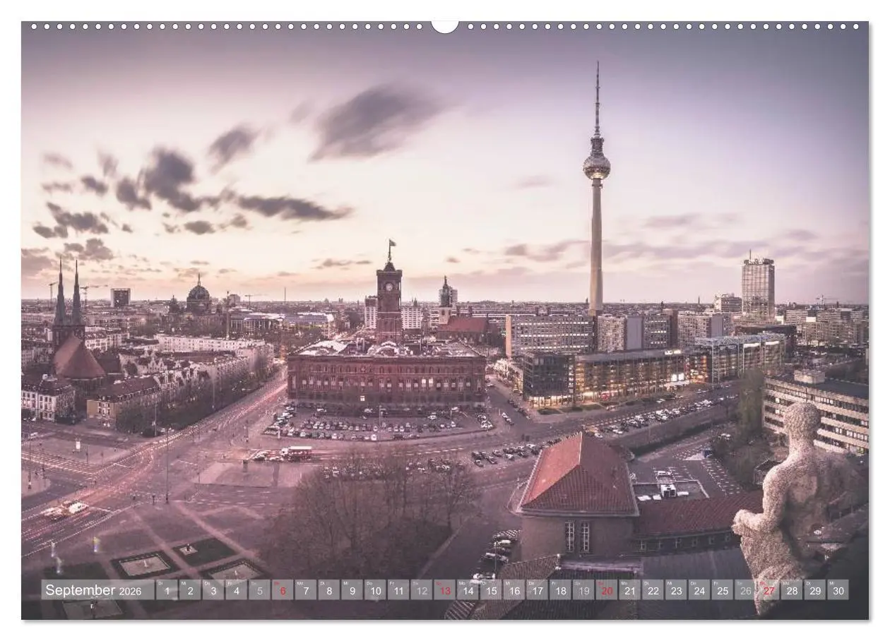 Bild: 9783516054682 | Berlin Citylights (hochwertiger Premium Wandkalender 2026 DIN A2...