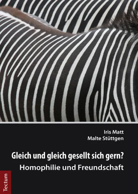 Cover: 9783828834682 | Gleich und gleich gesellt sich gern? | Homophilie und Freundschaft