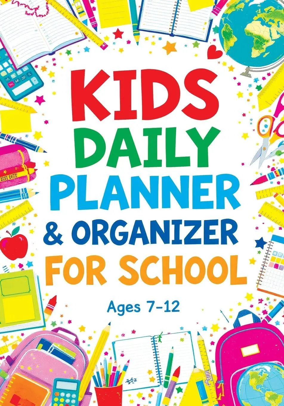 Cover: 9788368294682 | Kids Daily Planner &amp; Organizer for School | Childlike Mischievous