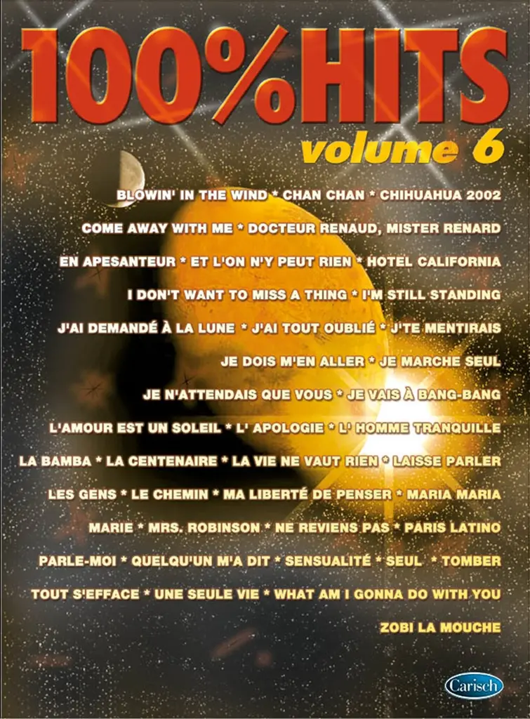 Cover: 9788850704682 | 100% Hits, volume 6 | Songbuch (Gesang, Klavier und Gitarre) | Buch