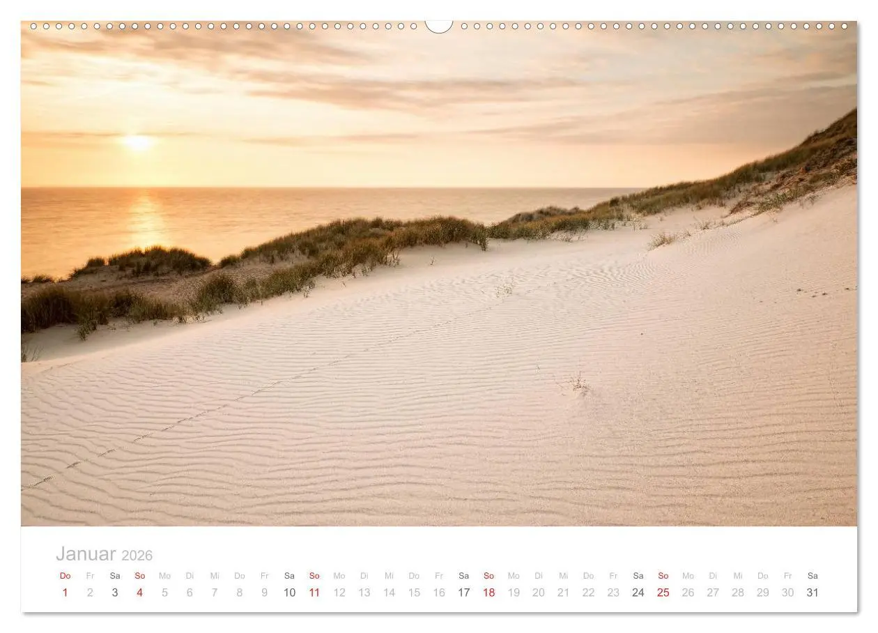 Bild: 9783516044782 | Sehnsucht Sylt (Wandkalender 2026 DIN A2 quer), CALVENDO...