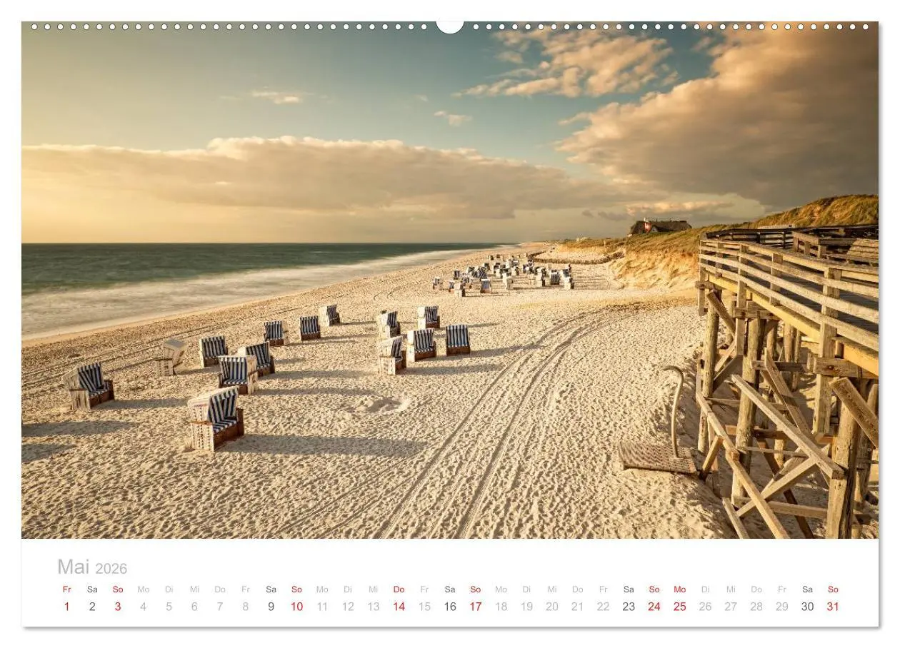 Bild: 9783516044782 | Sehnsucht Sylt (Wandkalender 2026 DIN A2 quer), CALVENDO...