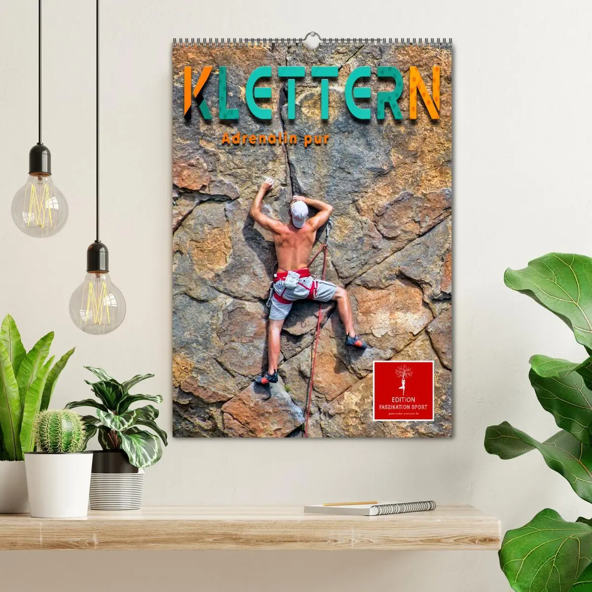 Bild: 9783516354782 | Klettern - Adrenalin pur (Wandkalender 2026 DIN A2 hoch), CALVENDO...